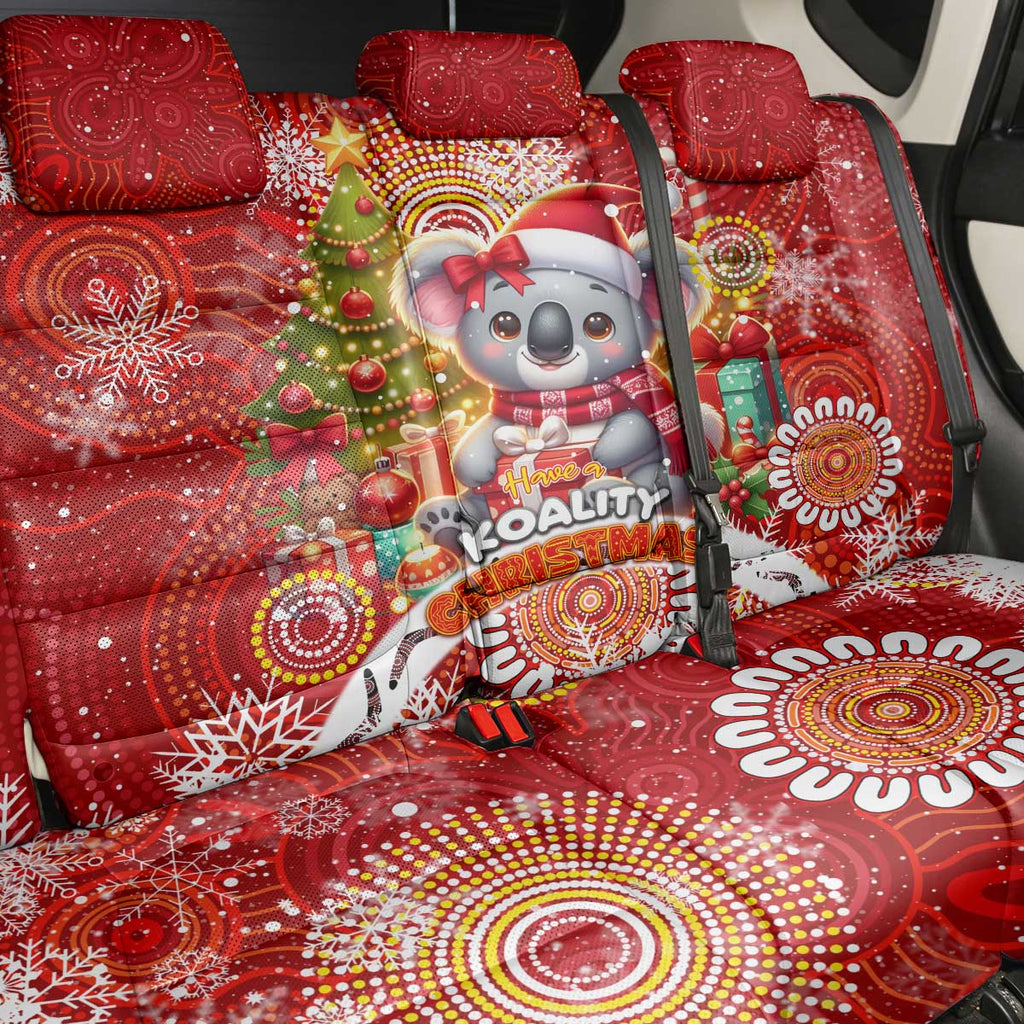 Koality Christmas Back Car Seat Cover Cute Aussie Koala Holiday - Aussie Hoodie