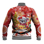 Koality Christmas Baseball Jacket Cute Aussie Koala Holiday - Aussie Hoodie