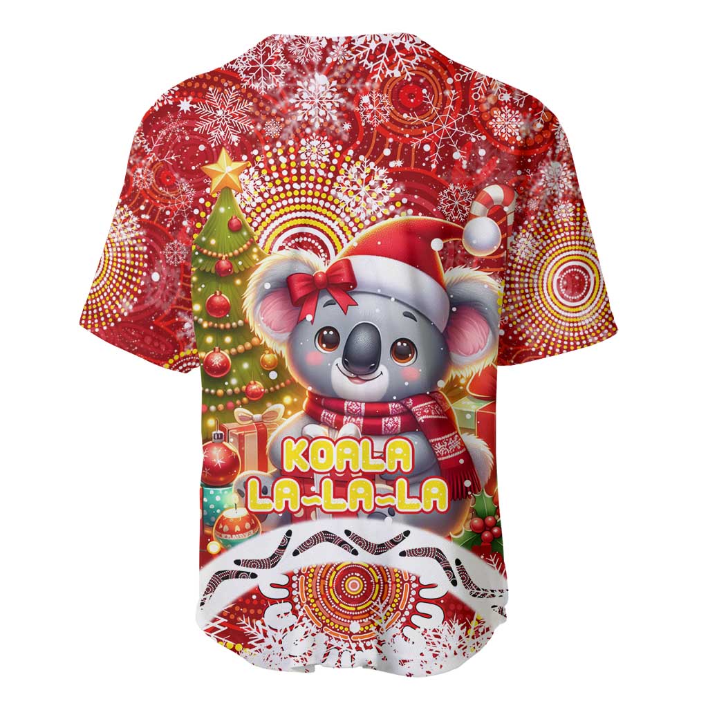 Koality Christmas Baseball Jersey Cute Aussie Koala Holiday - Aussie Hoodie