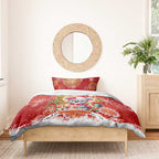 Koality Christmas Bedding Set Cute Aussie Koala Holiday - Aussie Hoodie