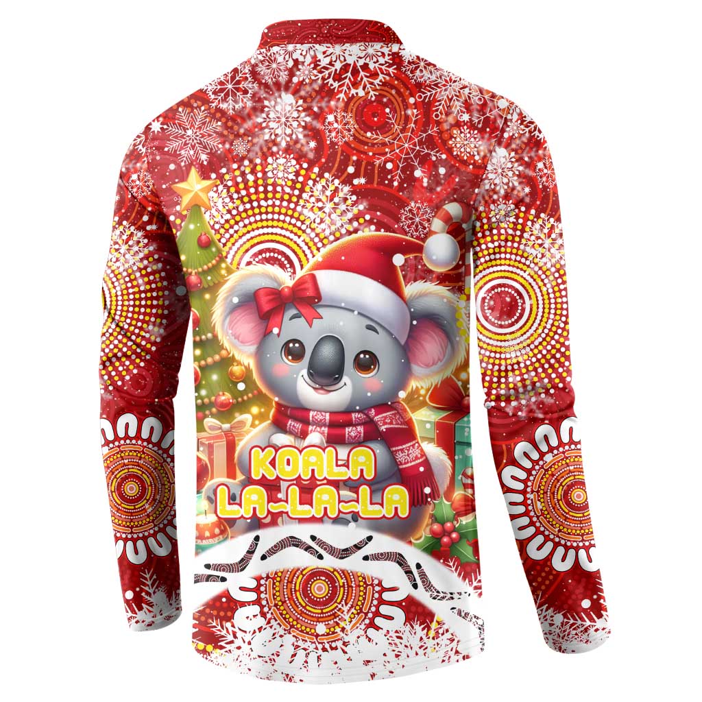 Koality Christmas Button Sweatshirt Cute Aussie Koala Holiday - Aussie Hoodie