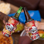 Koality Christmas 4 in 1 Can Cooler Tumbler Cute Aussie Koala Holiday - Aussie Hoodie