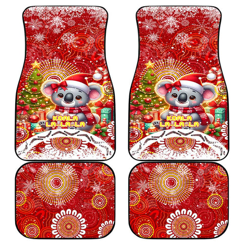 Koality Christmas Car Mats Cute Aussie Koala Holiday - Aussie Hoodie