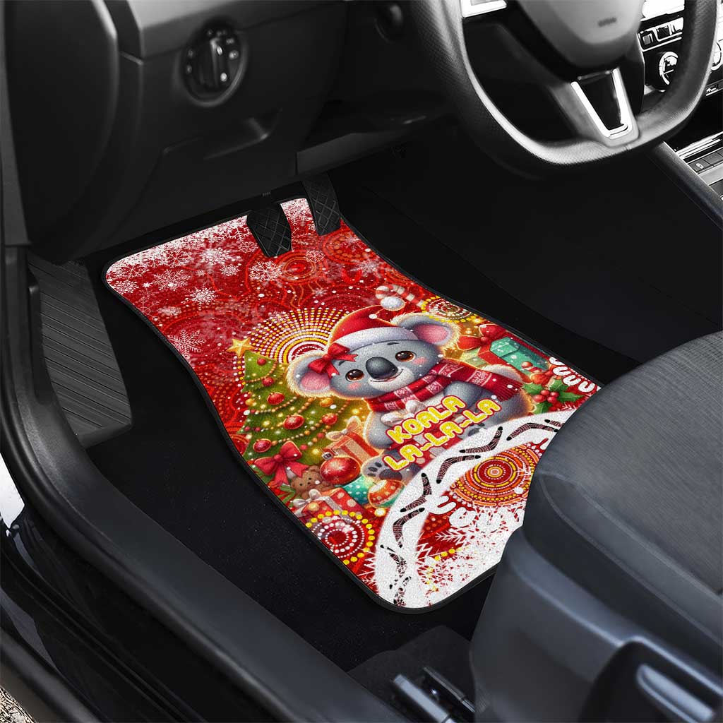 Koality Christmas Car Mats Cute Aussie Koala Holiday - Aussie Hoodie