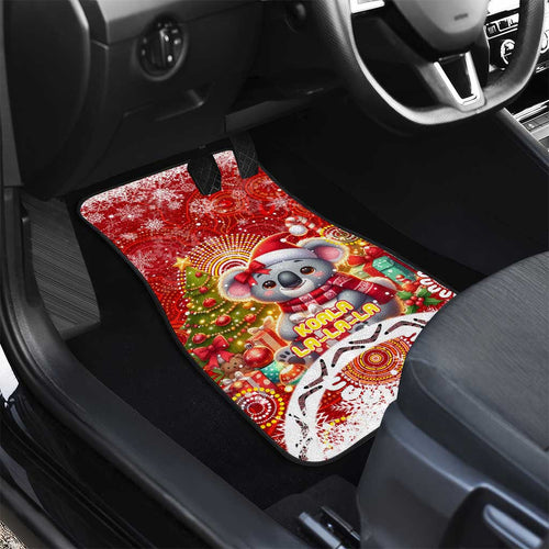 Koality Christmas Car Mats Cute Aussie Koala Holiday - Aussie Hoodie