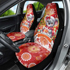 Koality Christmas Car Seat Cover Cute Aussie Koala Holiday - Aussie Hoodie