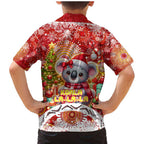 Koality Christmas Family Matching Mermaid Dress and Hawaiian Shirt Cute Aussie Koala Holiday - Aussie Hoodie