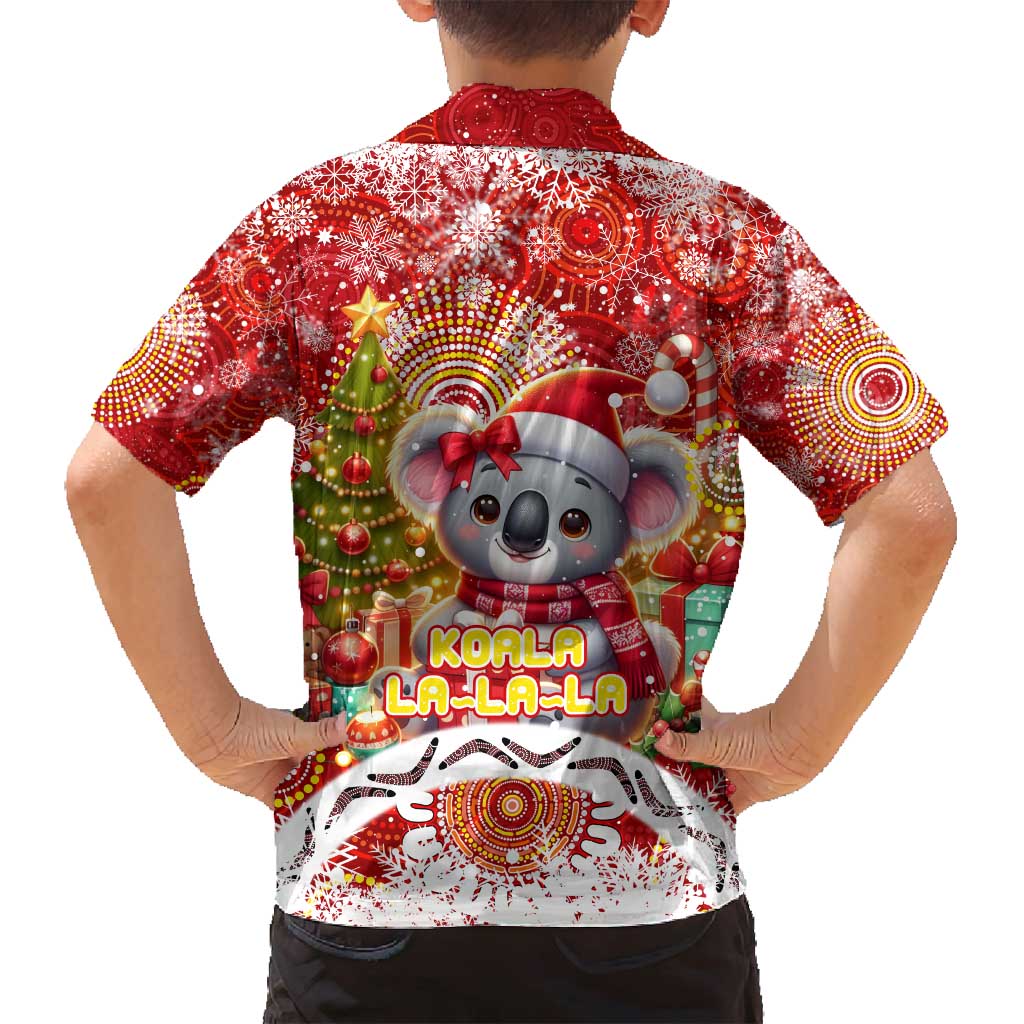 Koality Christmas Family Matching Off Shoulder Maxi Dress and Hawaiian Shirt Cute Aussie Koala Holiday - Aussie Hoodie