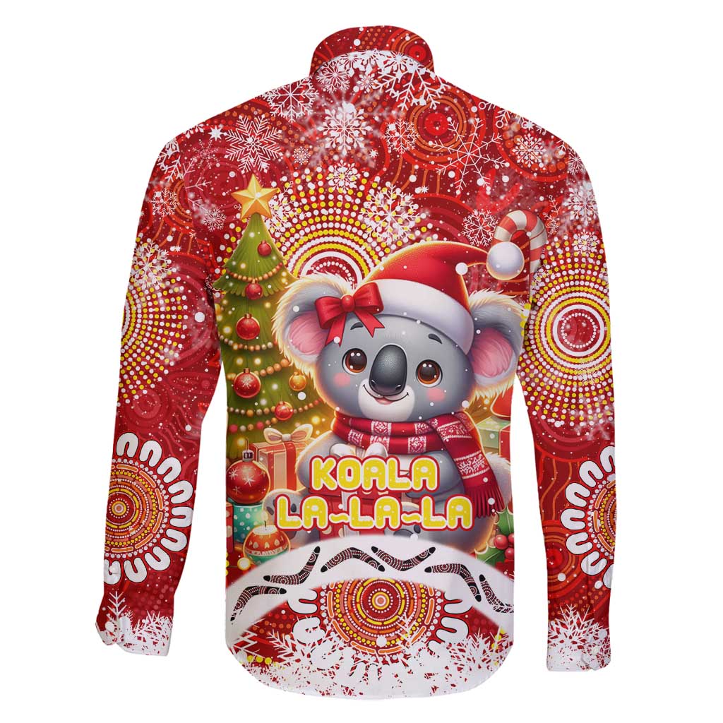 Koality Christmas Family Matching Off Shoulder Maxi Dress and Hawaiian Shirt Cute Aussie Koala Holiday - Aussie Hoodie