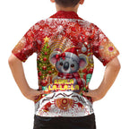 Koality Christmas Family Matching Summer Maxi Dress and Hawaiian Shirt Cute Aussie Koala Holiday - Aussie Hoodie