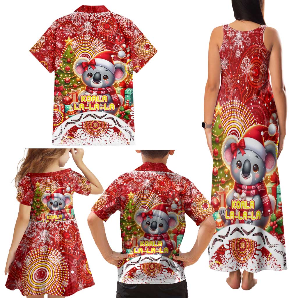 Koality Christmas Family Matching Tank Maxi Dress and Hawaiian Shirt Cute Aussie Koala Holiday - Aussie Hoodie