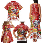 Koality Christmas Family Matching Tank Maxi Dress and Hawaiian Shirt Cute Aussie Koala Holiday - Aussie Hoodie