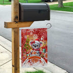 Koality Christmas Garden Flag Cute Aussie Koala Holiday - Aussie Hoodie