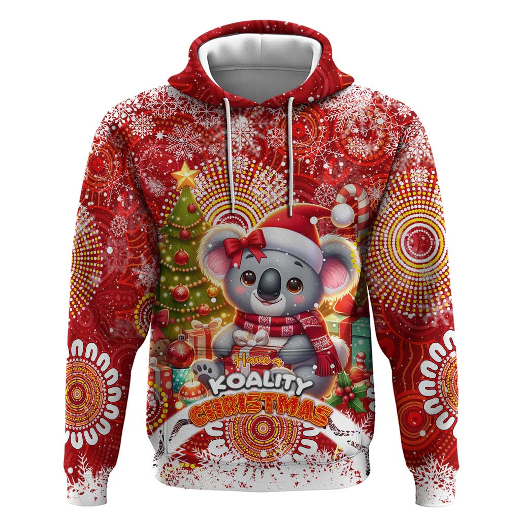 Koality Christmas Hoodie Cute Aussie Koala Holiday - Aussie Hoodie