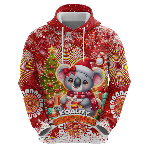 Koality Christmas Hoodie Cute Aussie Koala Holiday - Aussie Hoodie