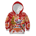 Koality Christmas Kid Hoodie Cute Aussie Koala Holiday - Aussie Hoodie