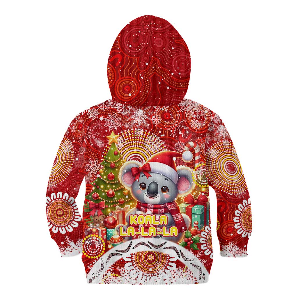 Koality Christmas Kid Hoodie Cute Aussie Koala Holiday - Aussie Hoodie