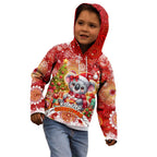 Koality Christmas Kid Hoodie Cute Aussie Koala Holiday - Aussie Hoodie