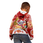 Koality Christmas Kid Hoodie Cute Aussie Koala Holiday - Aussie Hoodie
