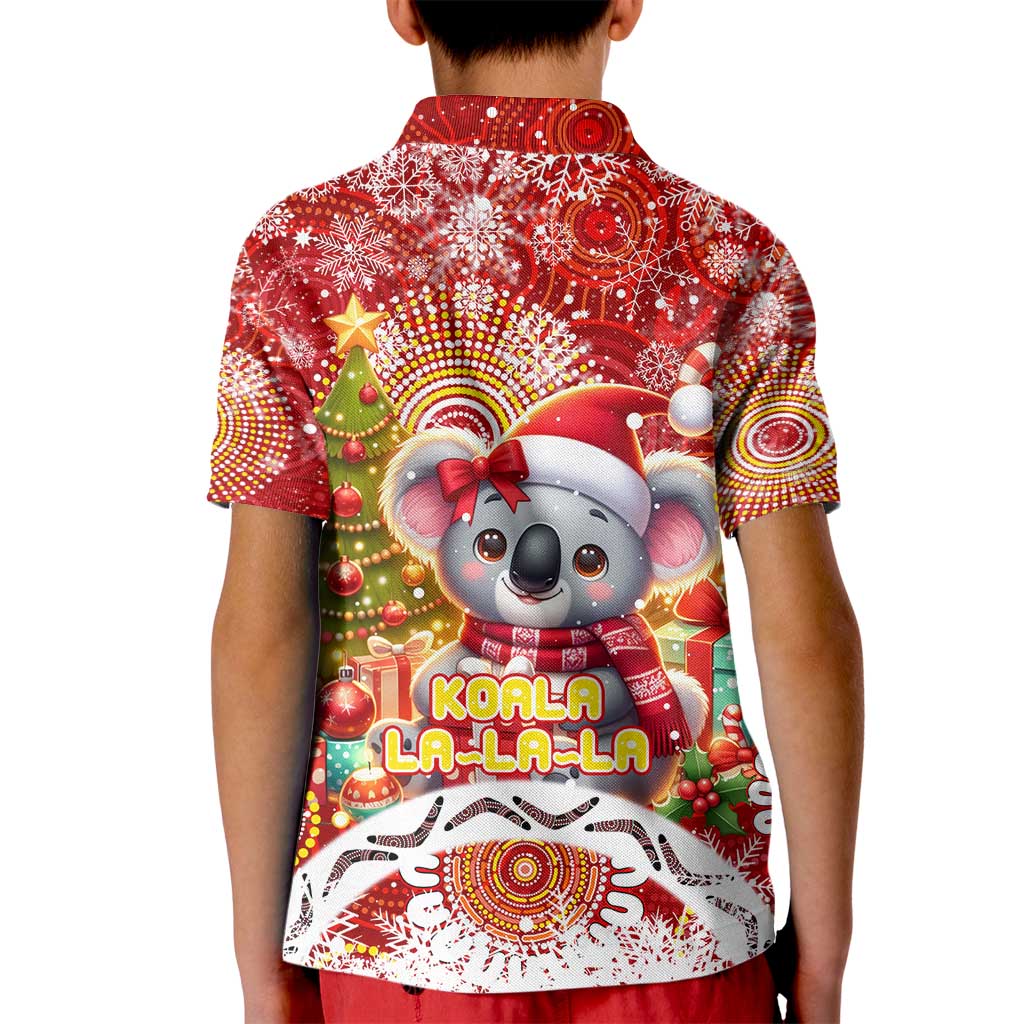Koality Christmas Kid Polo Shirt Cute Aussie Koala Holiday - Aussie Hoodie