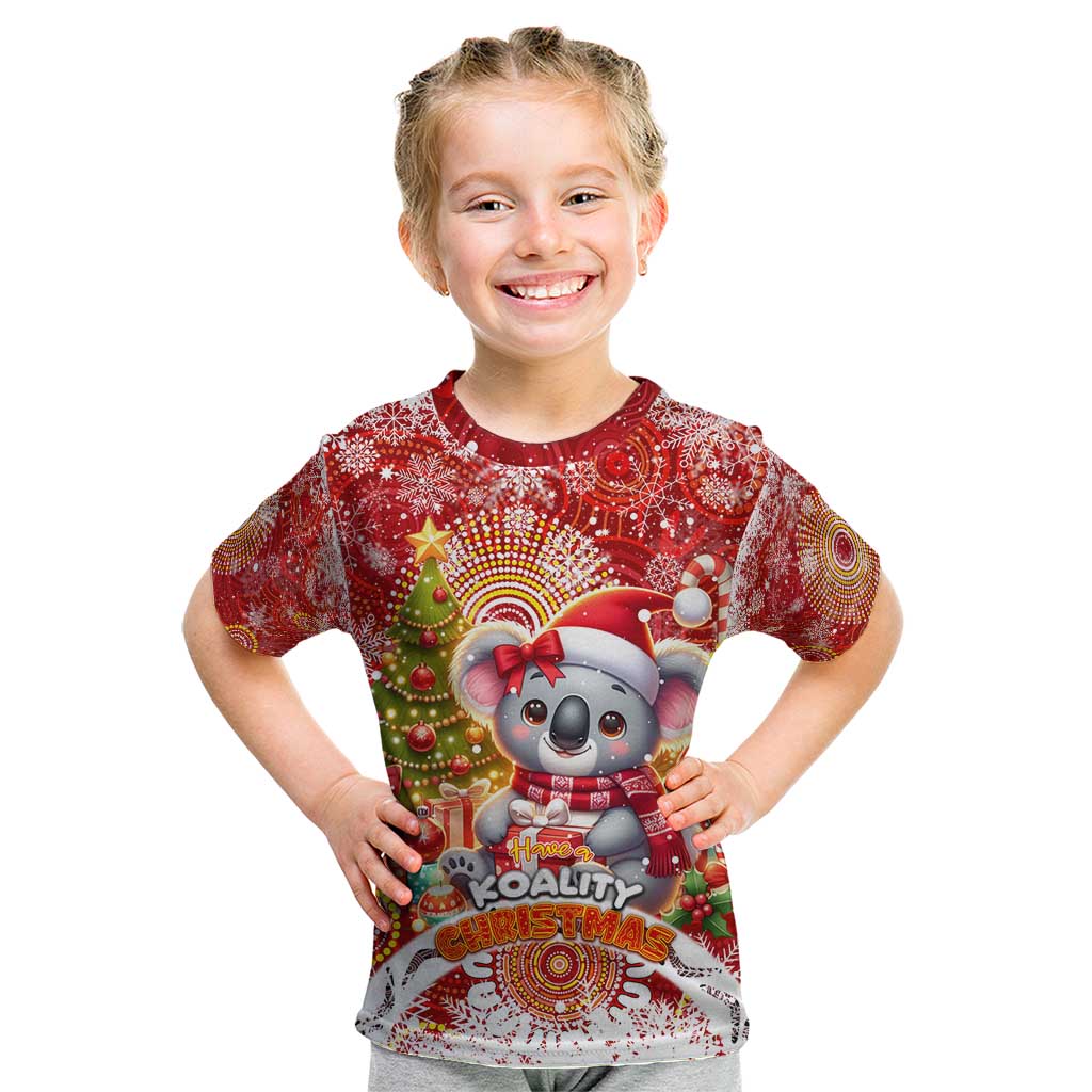 Koality Christmas Kid T Shirt Cute Aussie Koala Holiday - Aussie Hoodie
