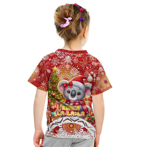 Koality Christmas Kid T Shirt Cute Aussie Koala Holiday - Aussie Hoodie