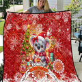 Koality Christmas Quilt Cute Aussie Koala Holiday - Aussie Hoodie