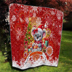 Koality Christmas Quilt Cute Aussie Koala Holiday - Aussie Hoodie