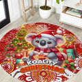 Koality Christmas Round Carpet Cute Aussie Koala Holiday - Aussie Hoodie