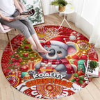Koality Christmas Round Carpet Cute Aussie Koala Holiday - Aussie Hoodie