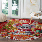 Koality Christmas Round Carpet Cute Aussie Koala Holiday - Aussie Hoodie