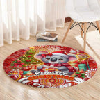 Koality Christmas Round Carpet Cute Aussie Koala Holiday - Aussie Hoodie