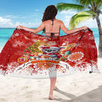 Koality Christmas Sarong Cute Aussie Koala Holiday - Aussie Hoodie