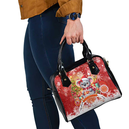 Koality Christmas Shoulder Handbag Cute Aussie Koala Holiday - Aussie Hoodie