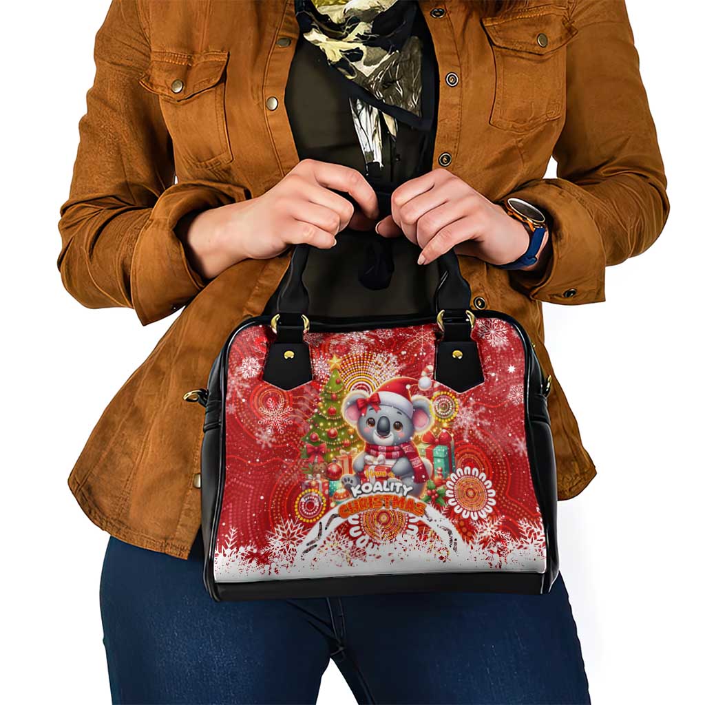 Koality Christmas Shoulder Handbag Cute Aussie Koala Holiday - Aussie Hoodie