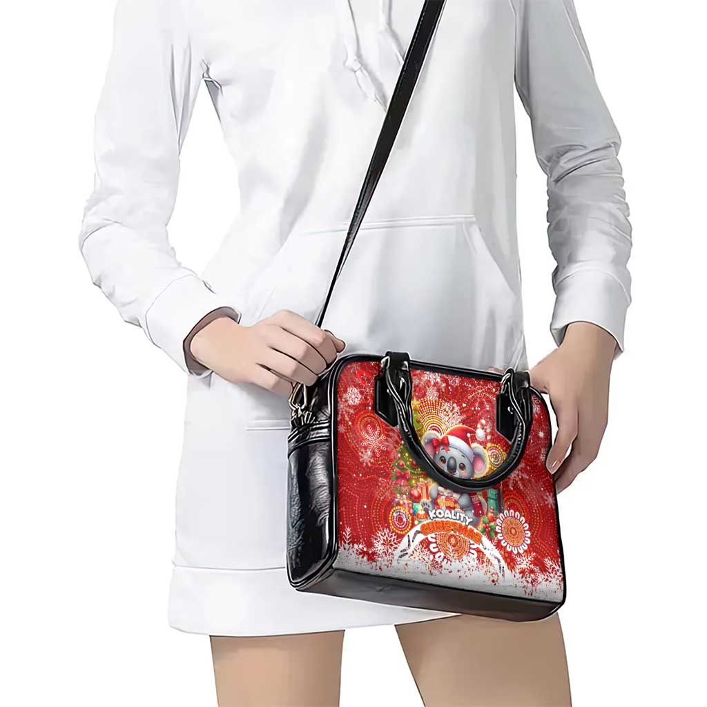 Koality Christmas Shoulder Handbag Cute Aussie Koala Holiday - Aussie Hoodie