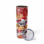 Koality Christmas Skinny Tumbler Cute Aussie Koala Holiday - Aussie Hoodie