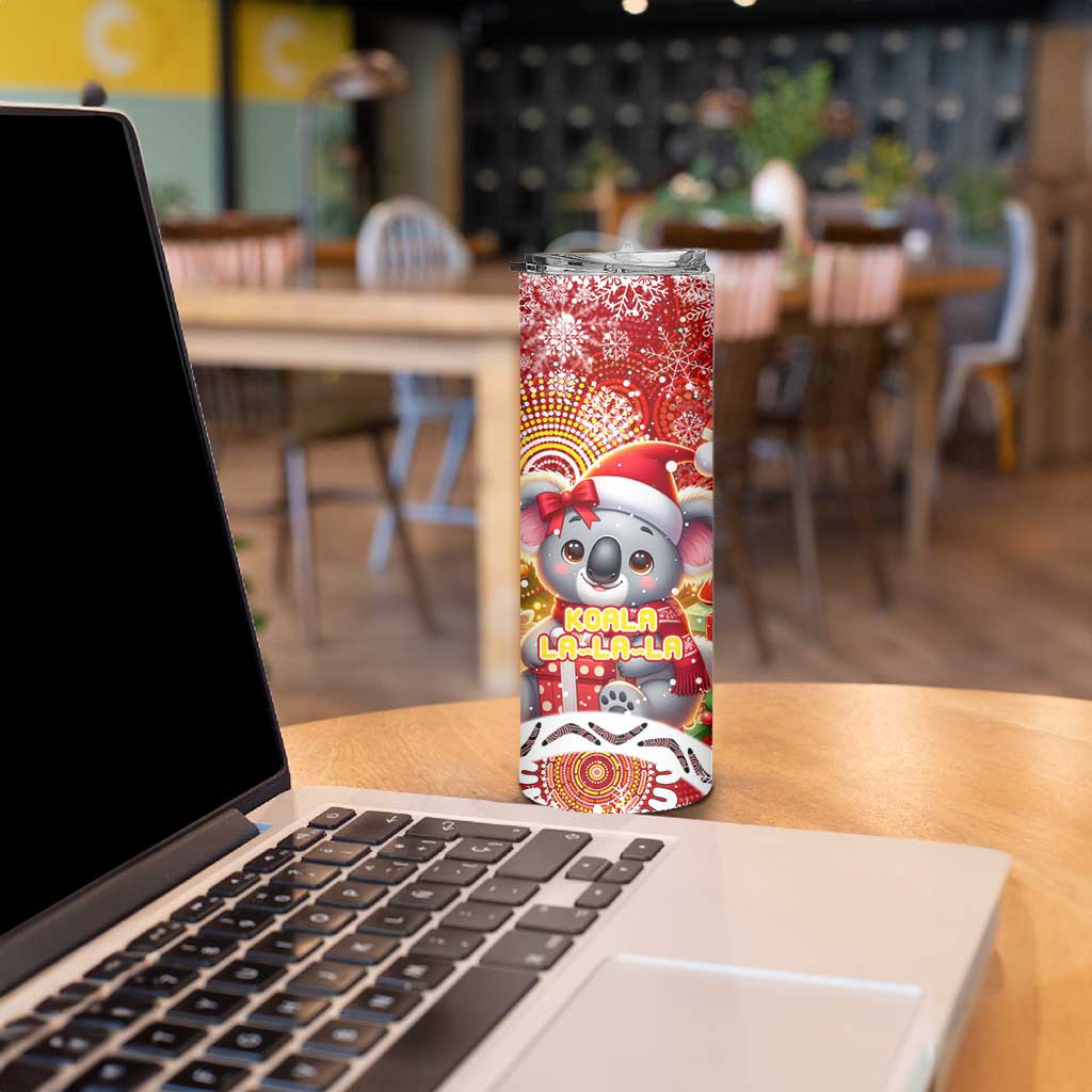 Koality Christmas Skinny Tumbler Cute Aussie Koala Holiday - Aussie Hoodie