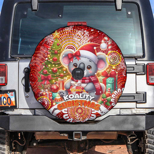 Koality Christmas Spare Tire Cover Cute Aussie Koala Holiday - Aussie Hoodie
