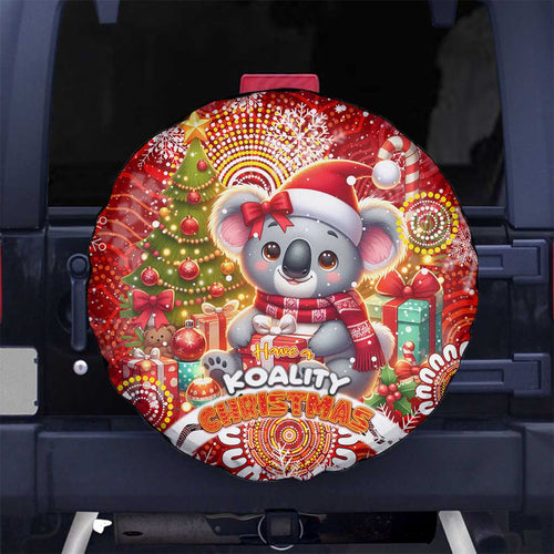 Koality Christmas Spare Tire Cover Cute Aussie Koala Holiday - Aussie Hoodie