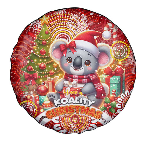 Koality Christmas Spare Tire Cover Cute Aussie Koala Holiday - Aussie Hoodie
