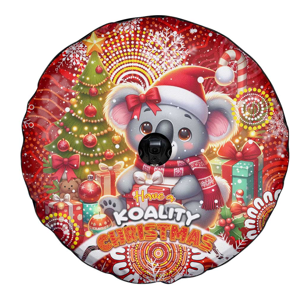 Koality Christmas Spare Tire Cover Cute Aussie Koala Holiday - Aussie Hoodie