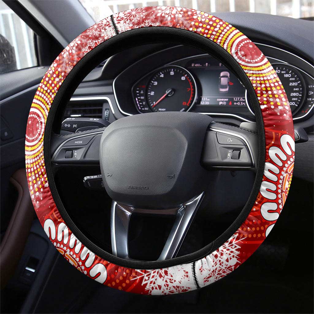 Koality Christmas Steering Wheel Cover Cute Aussie Koala Holiday - Aussie Hoodie