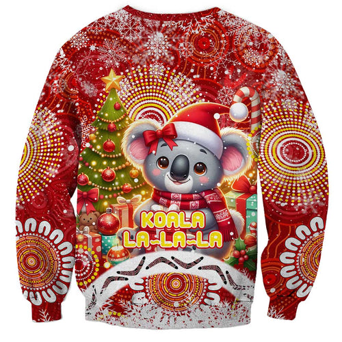Koality Christmas Sweatshirt Cute Aussie Koala Holiday - Aussie Hoodie
