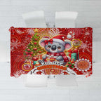 Koality Christmas Tablecloth Cute Aussie Koala Holiday - Aussie Hoodie