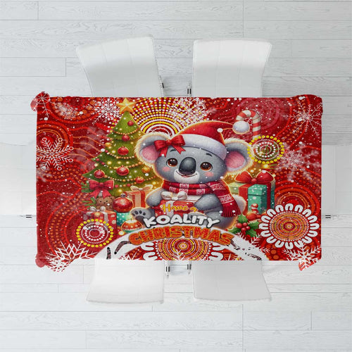 Koality Christmas Tablecloth Cute Aussie Koala Holiday - Aussie Hoodie