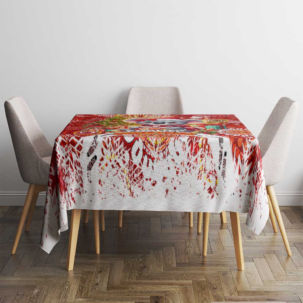 Koality Christmas Tablecloth Cute Aussie Koala Holiday - Aussie Hoodie