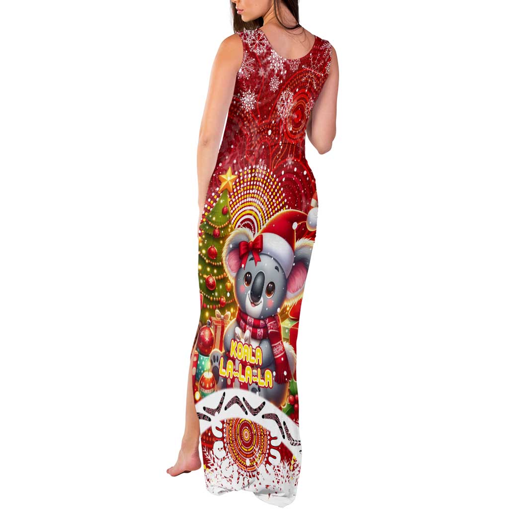 Koality Christmas Tank Maxi Dress Cute Aussie Koala Holiday - Aussie Hoodie