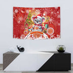 Koality Christmas Tapestry Cute Aussie Koala Holiday - Aussie Hoodie