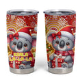Koality Christmas Tumbler Cup Cute Aussie Koala Holiday - Aussie Hoodie